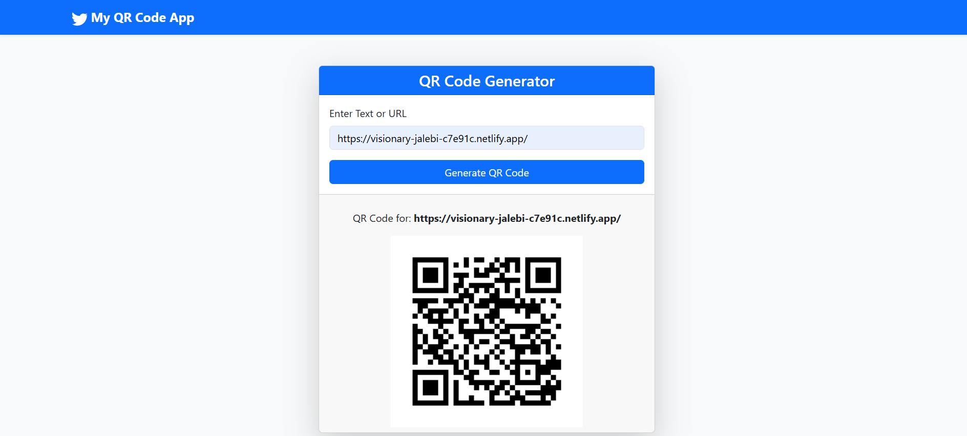 QR Code Scanner Project
